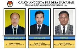 Calon PPS  Desa Sawahan dalam Pemilihan Bupati & Wakil Bupati Gunungkidul 2020